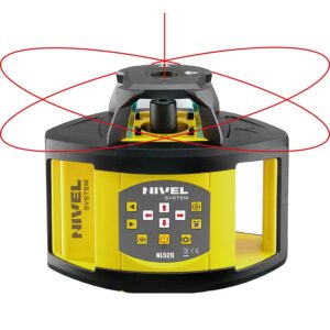Werkteh Nivel System Rotacijski laser NL520 / Doseg 500 metara / komplet sa stativom i mjernom letvom