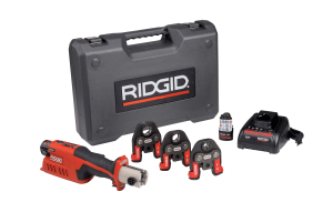 Werkteh Ridgid Akumulatorski alat za spajanje prešanjem RP241 24kN + 3x čeljusti TH16-20-26 / 2x2,5 Ah baterija + punjač