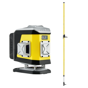 Werkteh Nivel System CL2G laserski križni nivelir 2x zraka zelena + LP-36