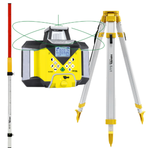 Werkteh Nivel System NL740G digitalni rotacijski laser zeleni 700m + SJJ1 + LS-24
