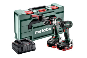 Werkteh Metabo Combo Set 2.1.15 set akumulatorskog alata 18V / 2x baterije + punjač + kofer