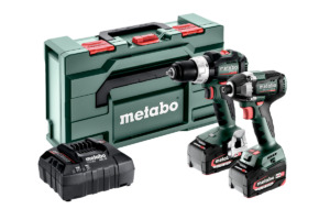 Werkteh Metabo Combo Set 2.8.8 set akumulatorskog alata 18V / 2x baterije + punjač + kofer
