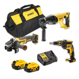 Werkteh DeWALT DCK304P2 set akumulatorskog alata 18V / 3 alata + 2 baterije + punjač