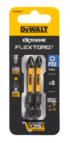 Werkteh DeWALT DT70531T udarni bit PZ2 Extreme 2/1