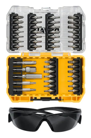 Werkteh DeWALT DT70704 set 46/1 bitova + naočale