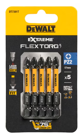 Werkteh DeWALT DT7391T set 5/1 flextorq udarnih bitova