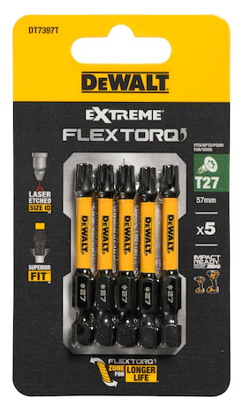 Werkteh DeWALT DT7397T set 5/1 flextorq udarnih bitova