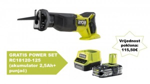 Werkteh Ryobi RRS18X-0 aku recipro pila 18V bez baterije i punjača