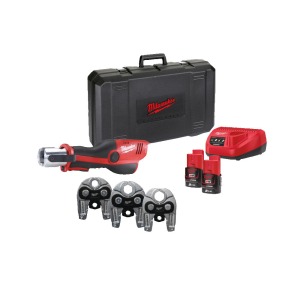 Werkteh Milwaukee M12HPT-202C aku preša za cijevi u koferu, 2x baterija, punjač 4933443110