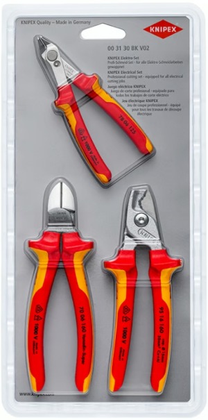 Werkteh Knipex 00 31 30 BK V02 set kliješta za žice