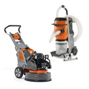 Werkteh Husqvarna PG 5 podna brusilica za beton 4000W + DE 130 H usisavač 3000W