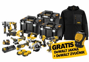 Werkteh DeWALT DCK1012P4T 18V | 10 alata + 4 baterije | DeWALT Jakna + zvučnik GRATIS