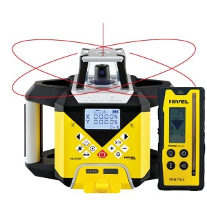 Werkteh Nivel System NL640R DIGITAL rotacijski laser, komplet stativ i mjerna letva