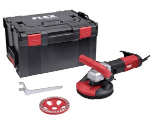 Werkteh Flex LDE 16-8 125 R KIT Turbo Jet brusilica za beton 1600W 125mm