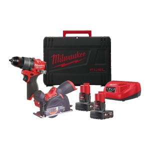 Werkteh Milwaukee M12FPP2G2-402X set aku alata 12V u koferu, 2x alat, 2x baterija, punjač 4933480592