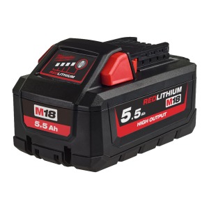 Werkteh Milwaukee M18B5.5 high output baterija 5,5Ah 18V 4932464712