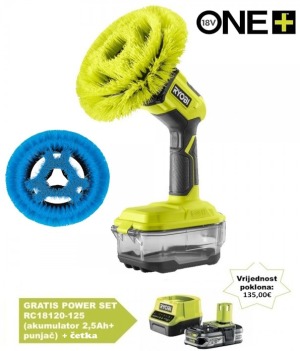 Werkteh Ryobi R18CPS-0 aku četka 18V bez baterije i punjača 18V