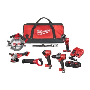 Werkteh Milwaukee M18FPP6G3-502B set aku alata 18V u torbi, 6x alat, 2x baterije, punjač 4933498658