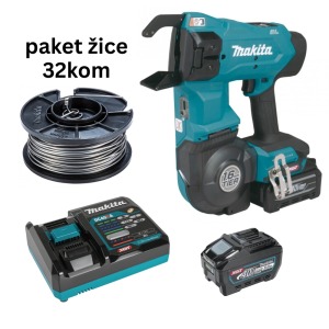Werkteh Makita TR001 set aku vezačica armature u koferu, 2x baterije, punjač + paket žica