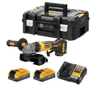 Werkteh DeWALT DCG404S2T aku kutna brusilica 18V u koferu, 2x baterija, punjač