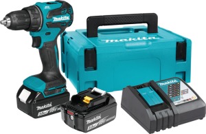 Werkteh Makita DDF490RFJ aku bušilica odvijač 18V u koferu, 2x baterija, punjač