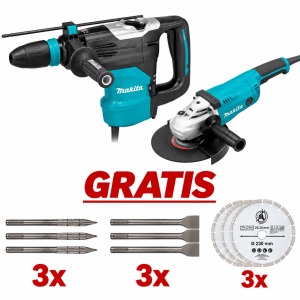 Werkteh Makita TOP SET 5 HR4003C + GA9020 + GRATIS pribor