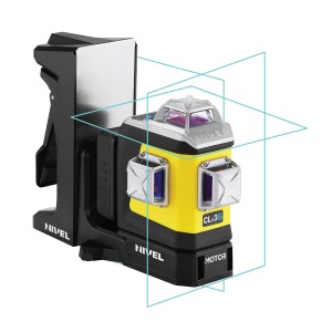 Werkteh CLx3B MOTOR - PLAVI linijski laser 3x360°, stativ
