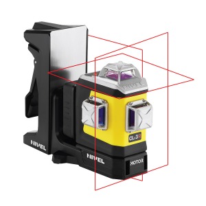 Werkteh CLx3R MOTOR - CRVENI linijski laser 3x360°, stativ